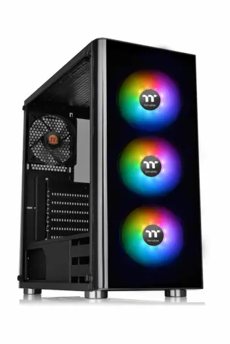 Thermaltake V200 TG 600W 80+ RGB Fanli Mid-Tower Kasa CA-3K8-60M1WE-02