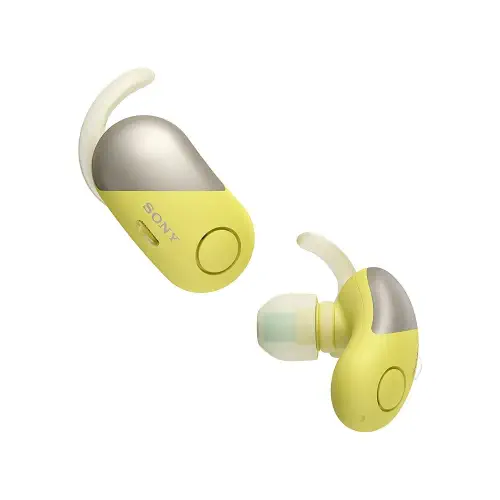 Sony WF-SP700NW Gürültü Önleyici Kablosuz Kulak İçi Bluetooth 4.1 Sarı Spor Kulaklığı - 2 Yıl Resmi Distribütör Garantili