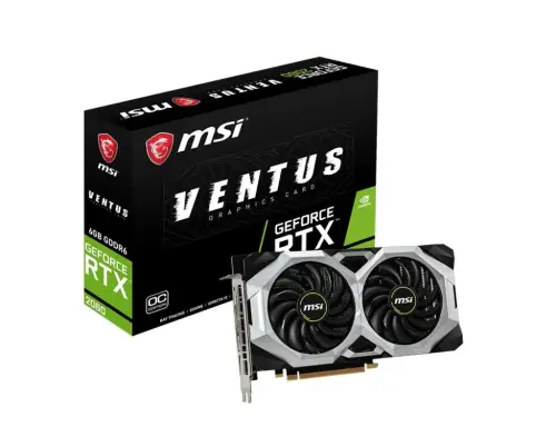 MSI GeForce RTX 2060 Ventus 6G OC 6GB GDDR6 192Bit DX12 Gaming Ekran Kartı