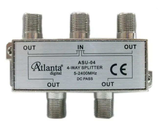 Atlanta ASU-04 1/4 Splitter - Uydu Bölücü (5-2400 MHz)