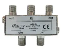 Atlanta ASU-04 1/4 Splitter - Uydu Bölücü (5-2400 MHz)