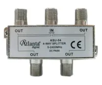 Atlanta ASU-04 1/4 Splitter - Uydu Bölücü (5-2400 MHz)