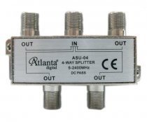 Atlanta ASU-04 1/4 Splitter - Uydu Bölücü (5-2400 MHz)