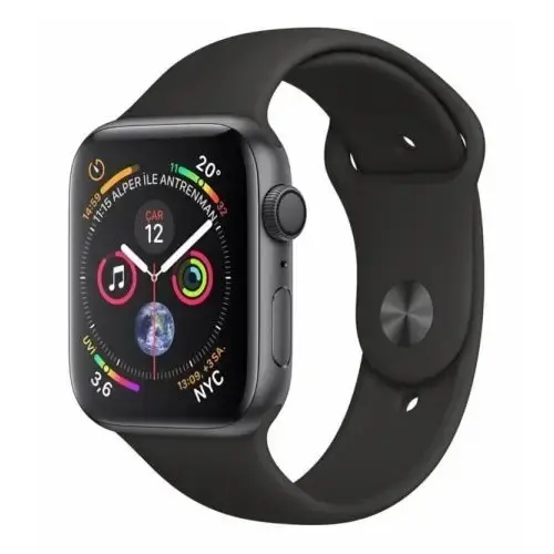 Apple Watch Series 4 GPS 40 mm Uzay Grisi Alüminyum Kasa ve Siyah Spor Kordon MU662TU/A - Apple Türkiye Garantili
