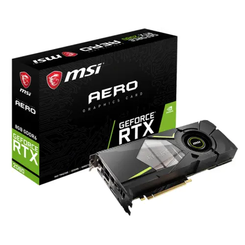 Msi RTX 2080 Aero 8G GeForce RTX 2080 8GB GDDR6 256Bit DX12 Ekran Kartı