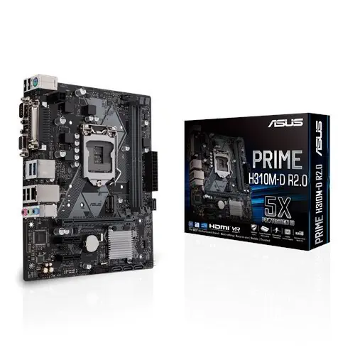 Asus Prime H310M-D R2.0 Intel H310 Soket 1151 DDR4 2666MHz mATX Anakart