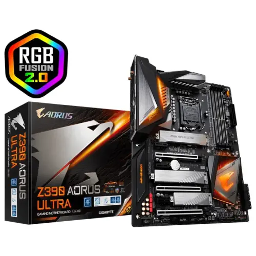 Gigabyte Z390 Aorus Ultra Intel Z390 Express Soket 1151 DDR4 4400(O.C.)MHz ATX Gaming (Oyuncu) Anakart