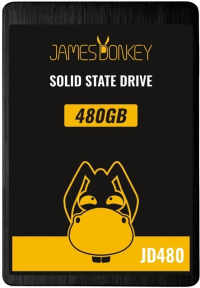 James Donkey JD480 480GB 3D Nand 2.5″ 510MB/480MB/sn SSD Disk - 3 Yıl Birebir Değişim Garantisi