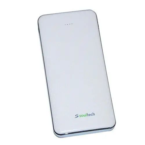 Soultech BT022B Beyaz 10.000 mAh Çift Girişli Taşınabilir Şarj Cihazı