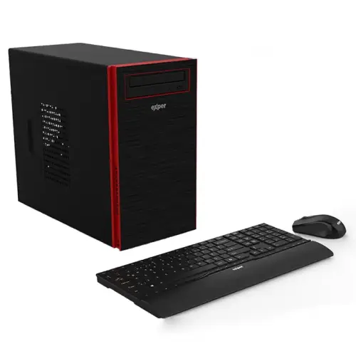 Exper Active DEX386 G2 Intel Core i3-7100 3.90GHz 4GB DDR4 1TB 2GB GeForce GT 710 Win10 Home Masaüstü Bilgisayar