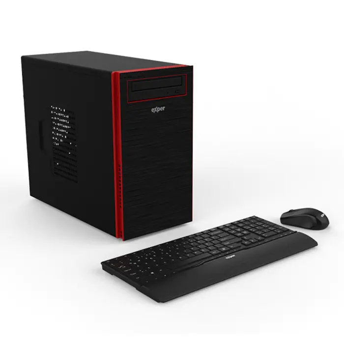 Exper Diamond DEX582 Intel Core i5-7400 3.00GHz 4GB DDR4 1TB Win10 Home Masaüstü Bilgisayar