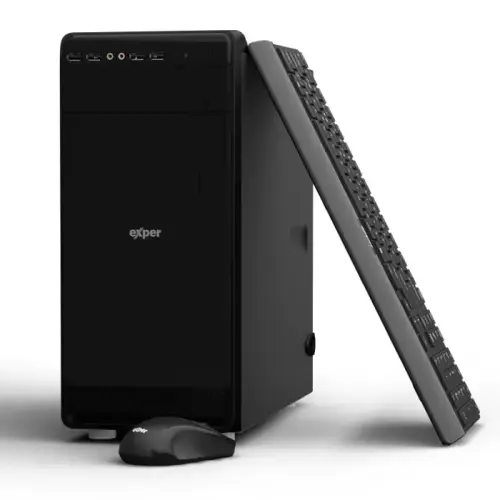 Exper Flex DY6-B69 Intel Core i7-7700 3.60GHz 8GB DDR4 240GB SSD OB FreeDOS Masaüstü Bilgisayar
