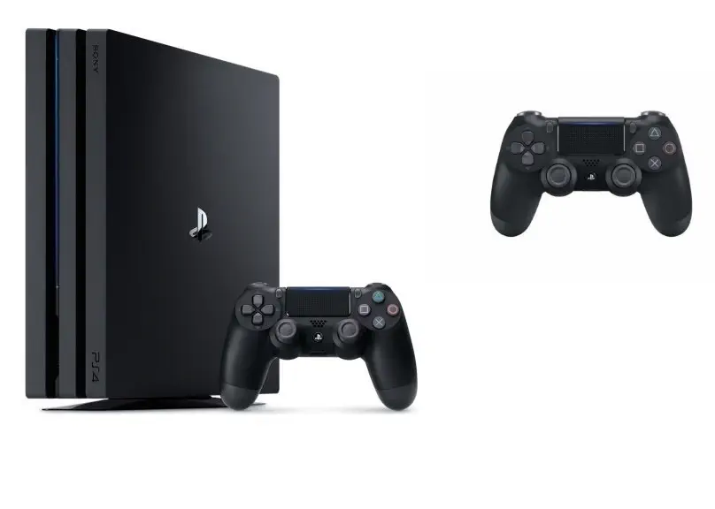 Sony Playstation 4 Ps4 Pro 1TB Siyah Oyun Konsolu Sony + Ps4 Dualshock Controller Black V2 Oyun Kolu