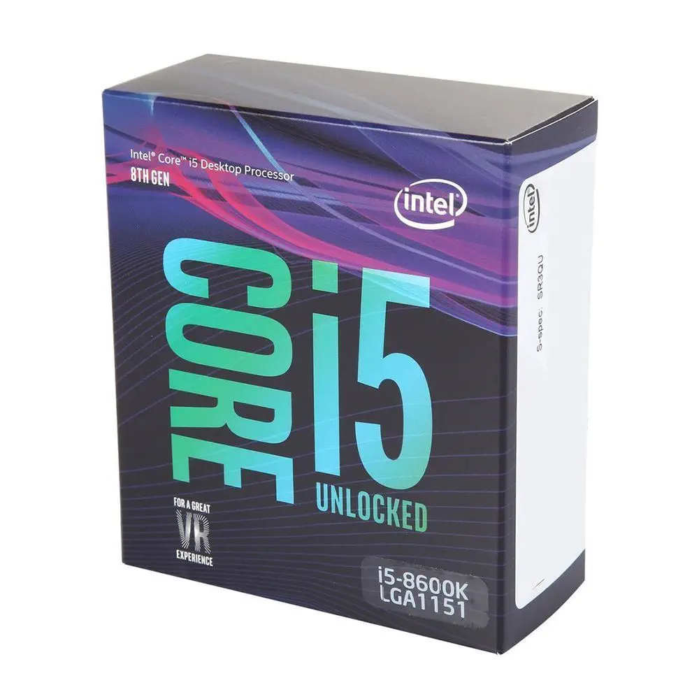 Intel Core i5-8600K 3.60GHz 9MB Soket 1151 İşlemci (Fansız)