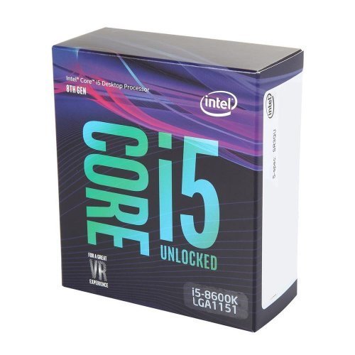 Intel Core i5-8600K 3.60GHz 9MB Soket 1151 İşlemci (Fansız)