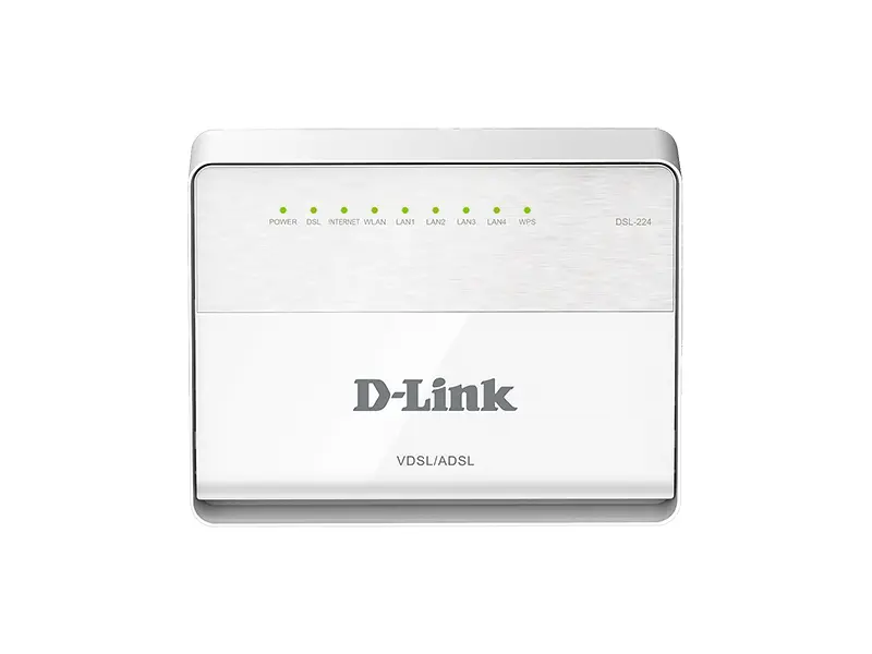 D-Link DSL-224 4 Port VDSL2/ADSL2+ Modem Router