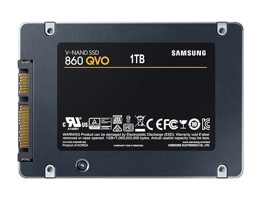Samsung MZ-76Q1T0BW 1TB 860 QVO SSD Disk