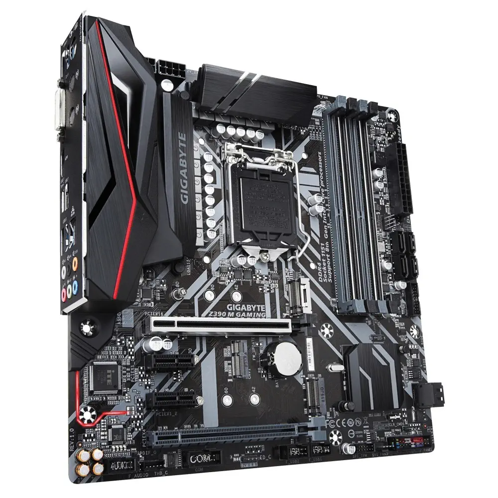 Gigabyte Z390 M Gaming Intel Z390 Express Soket 1151 DDR4 4266(OC)MHz mATX Gaming Anakart