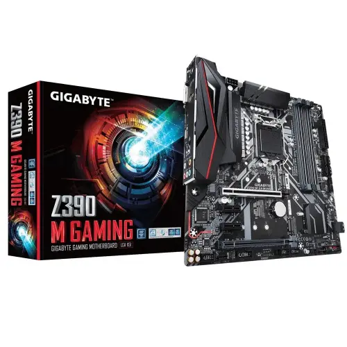 Gigabyte Z390 M Gaming Intel Z390 Express Soket 1151 DDR4 4266(OC)MHz mATX Gaming Anakart