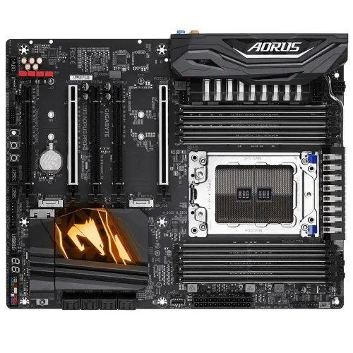 Gigabyte X399 Aorus Pro AMD X399 Soket TR4 DDR4 3600+(OC)Mhz ATX Gaming(Oyuncu) Anakart