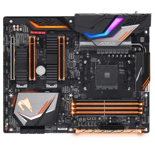 Gigabyte X470 Aorus Gaming 7 Wi-Fi AMD X470 Soket AM4 DDR4 4133(OC)Mhz ATX Gaming Anakart