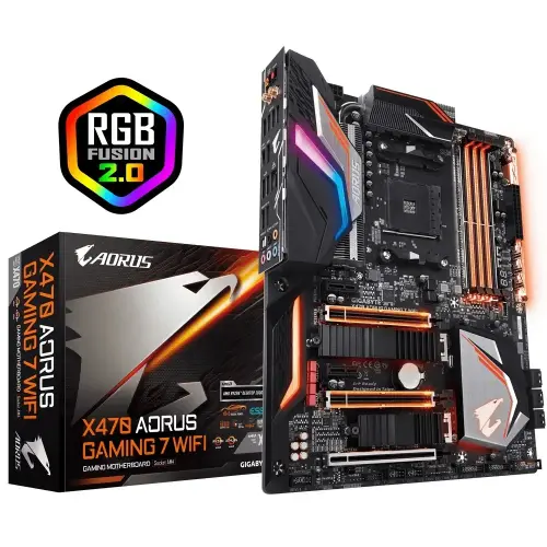 Gigabyte X470 Aorus Gaming 7 Wi-Fi AMD X470 Soket AM4 DDR4 4133(OC)Mhz ATX Gaming Anakart