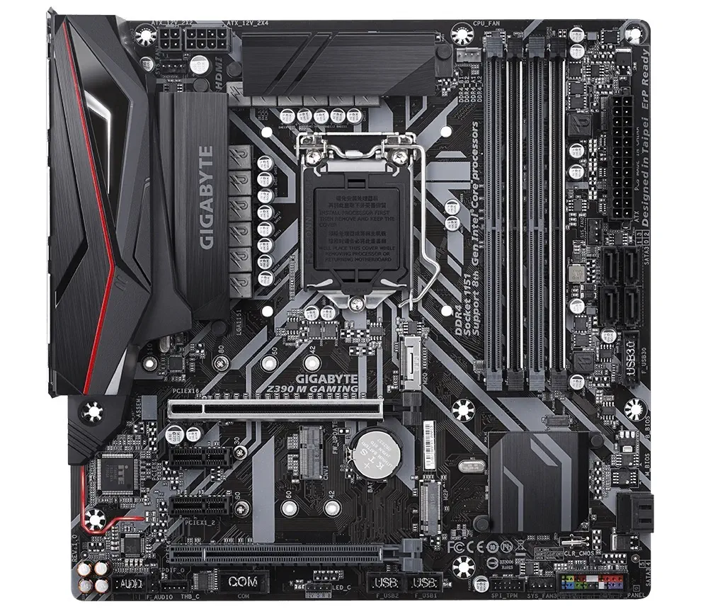 Gigabyte Z390 M Gaming Intel 1151 Z390 4266 Mhz DDR4 mATX Gaming (Oyuncu) Anakart