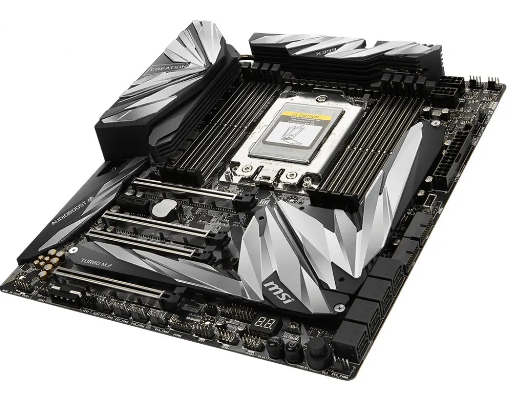 MSI MEG X399 Creation AMD X399 Soket TR4 DDR4 3600+(O.C.)MHz E-ATX Gaming(Oyuncu) Anakart