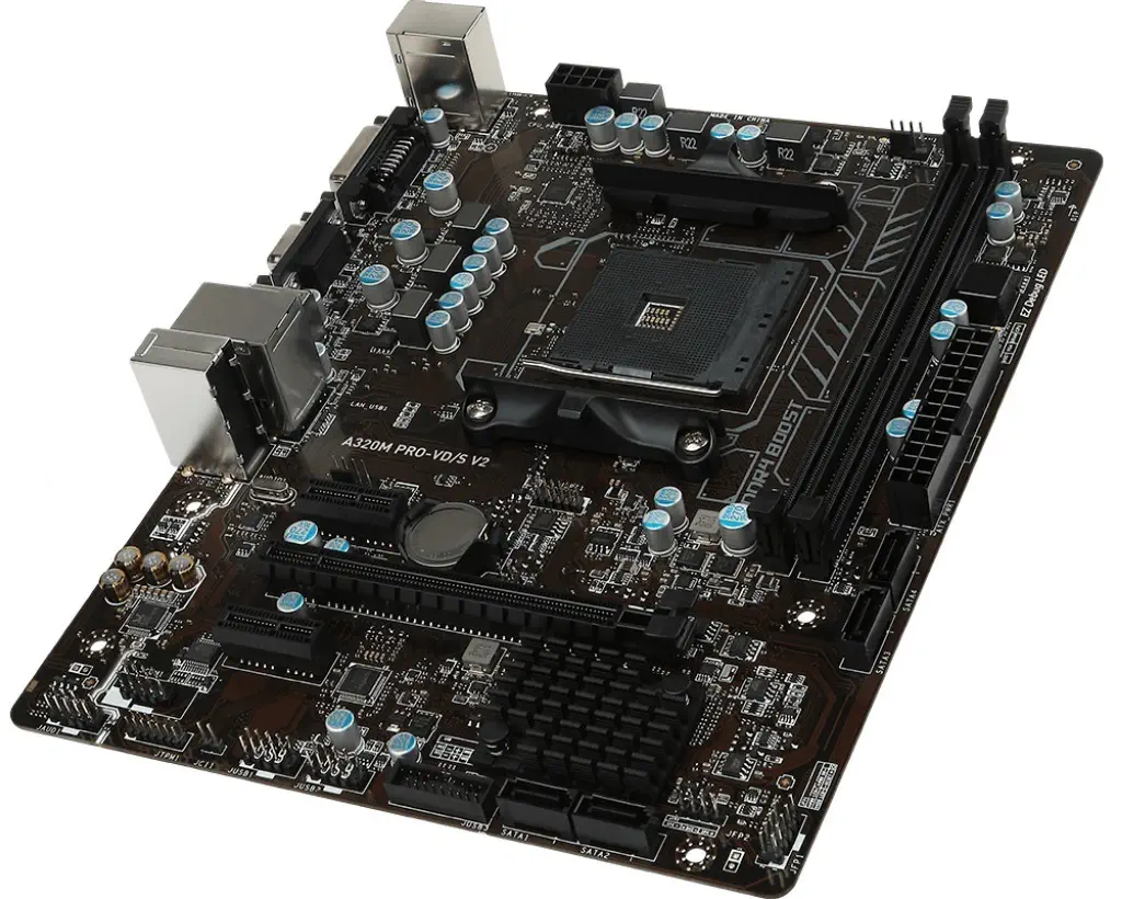MSI A320M PRO-VD/S V2 AMD A320 Soket AM4 DDR4 2667Mhz mATX Anakart