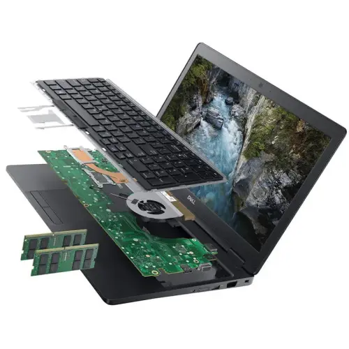 Dell WS Precision 3530 Yağmur i7-8850H 8GB 256GB SSD Nvidia Quadro P600 Windows 10 Pro Mobil İş İstasyonu