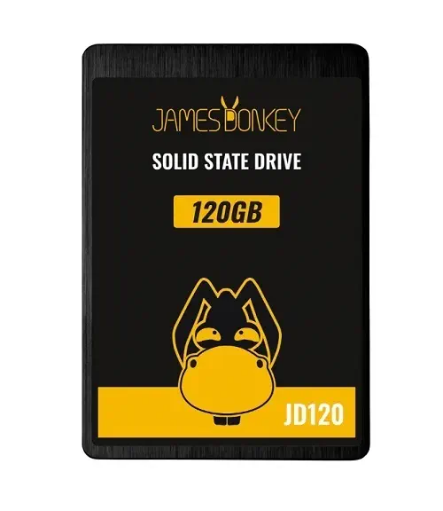 James Donkey JD120 120GB 2.5″ 3D Nand 510MB/440MB/sn SSD Disk - 3 Yıl Birebir Değişim Garantisi