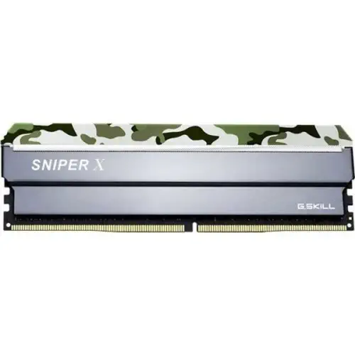 G.Skill SniperX Orman Kamuflaj 8GB (1x8GB) DDR4-3200Mhz CL16 Gaming Ram (F4-3200C16S-8GSXFB)