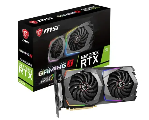 MSI GeForce RTX 2070 Gaming X 8G 8GB GDDR6 256Bit DX12 Gaming Ekran Kartı
