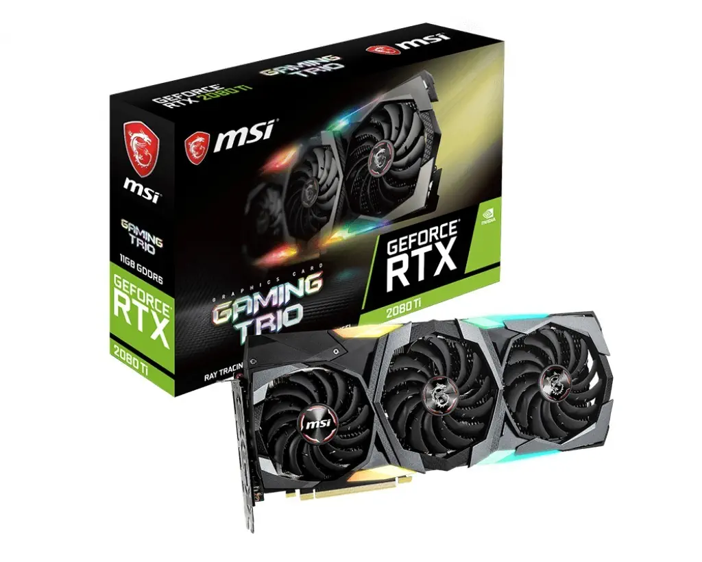 MSI GeForce RTX 2080 Ti Gaming  Trio 11GB GDDR6 352Bit DX12 Gaming Ekran Kartı