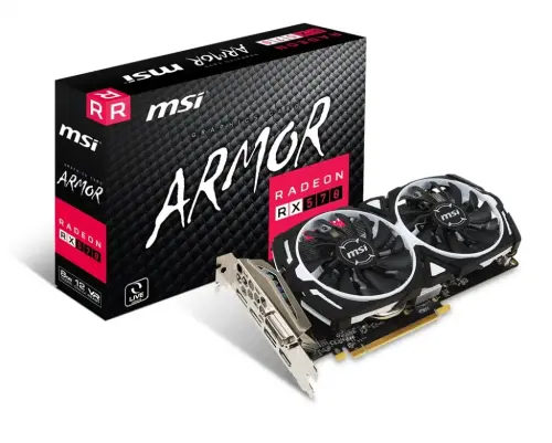 MSI RX 570 Armor 8G Radeon RX 570 8GB GDDR5 256Bit DX12 Gaming Ekran Kartı