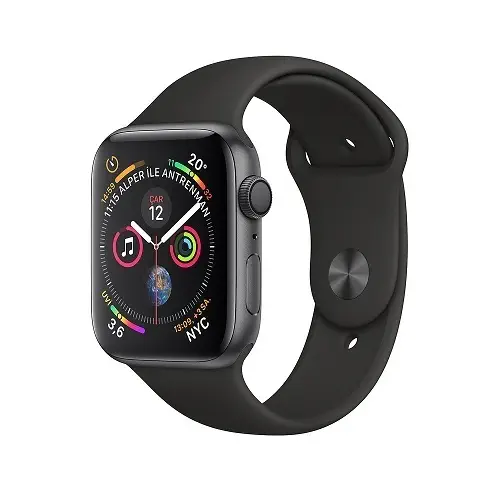 Apple Watch Series 4 GPS 44mm Uzay Grisi Alüminyum Kasa ve Siyah Spor Kordon MU6D2TU/A - Apple Türkiye Garantili