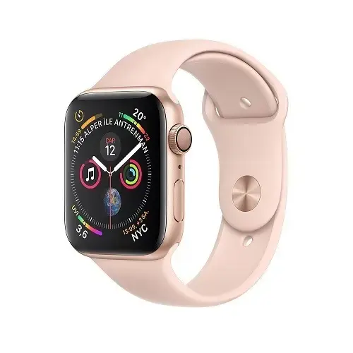 Apple Watch Series 4 GPS 44mm Altın Alüminyum Kasa ve Kum Pembesi Spor Kordon MU6F2TU/A - Apple Türkiye Garantili
