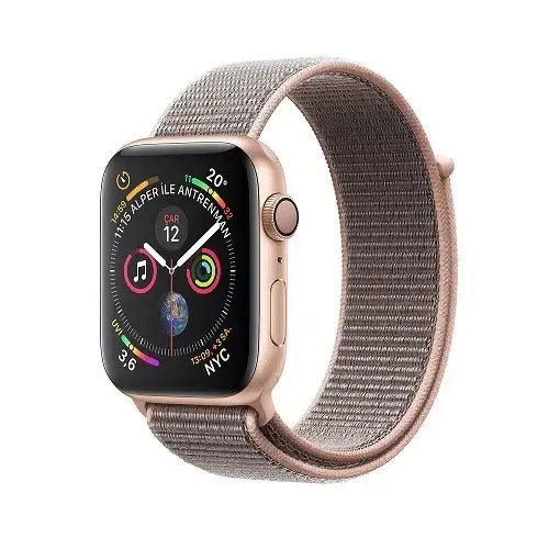 Apple Watch Series 4 GPS 44mm Altın Alüminyum Kasa ve Kum Pembesi Spor Loop MU6G2TU/A - Apple Türkiye Garantili