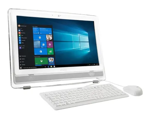 MSI Pro AC17-401TR-X Intel Core i7-7700 3.60GHz 8GB DDR4 1TB+128GB SSD 7200RPM 2GB GT930M 21.5” Full HD Multi-Touch FreeDOS Beyaz All In One PC