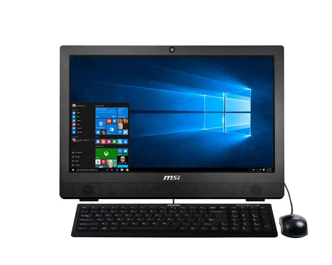 MSI Pro AE93-201TR-X Intel Core i5-7400 3.00GHz 8GB 1TB+128GB SSD 2GB GeForce GT930MX 23.6″ Full HD Multi-Touch FreeDOS Siyah All In One PC