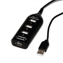 Hiper UH42 USB Çoklayıcı 4 Port USB 2.0 Siyah