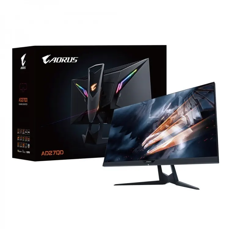 Gigabyte Aorus AD27QD 27″ 1ms 144Hz QHD Displayport/HDMI Edge Ips Gaming Monitör