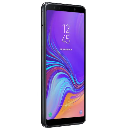Samsung Galaxy A750 A7 2018 64GB Çift Sim Siyah Cep Telefonu -  İthalatçı Firma Garantili