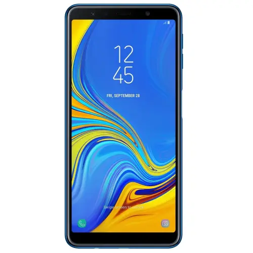 Samsung Galaxy A750 A7 2018 64GB Çift Sim Mavi Cep Telefonu - İthalatçı Firma Garantili