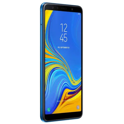 Samsung Galaxy A750 A7 2018 64GB Çift Sim Mavi Cep Telefonu - İthalatçı Firma Garantili