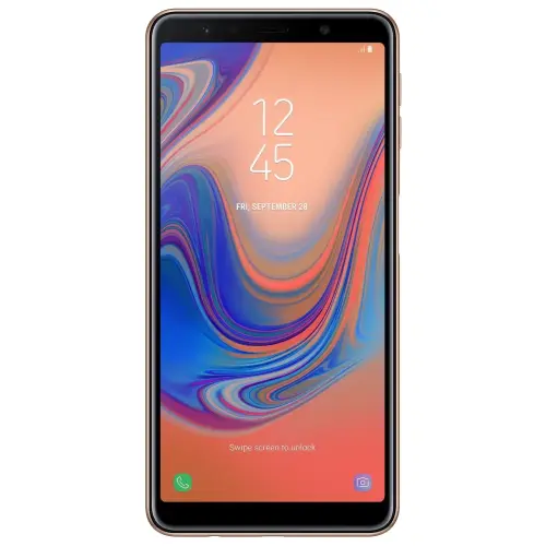 Samsung Galaxy A750 A7 2018 64GB Çift Sim Altın Cep Telefonu - İthalatçı Firma Garantili