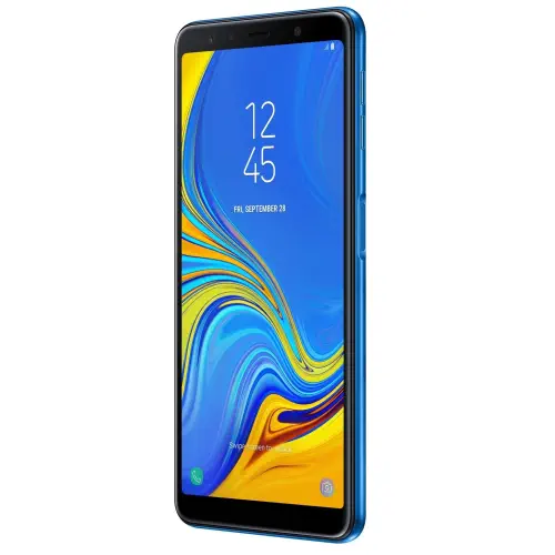 Samsung Galaxy A750 A7 2018 128GB Çift Sim Mavi Cep Telefonu - İthalatçı Firma Garantili