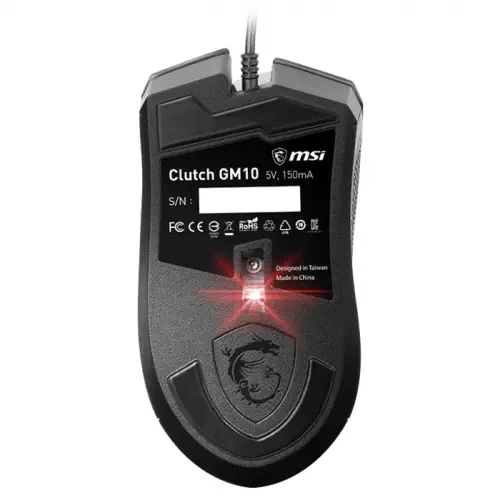 MSI Clutch GM10 2400DPI 4 Tuş Optik Gaming Mouse