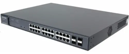 Tp-Link T1600G-28PS TL-SG2424P JetStream 24 Port Gigabit Smart PoE+ 4 SFP Slotlu Yönetilebilir Switch
