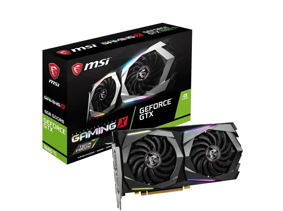MSI GeForce GTX 1660 Ti Gaming X 6G 6GB GDDR6 192Bit DX12 Gaming Ekran Kartı